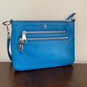 Vibrant blue cross body bag